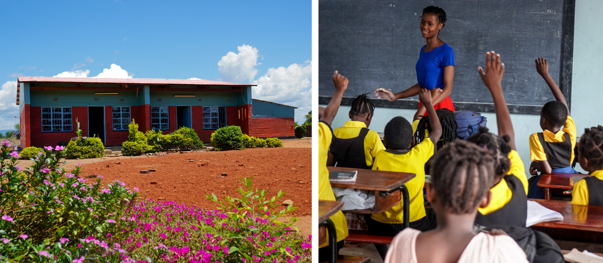 One of the duplexes and the school you help support that became Sampson's home after his father passed